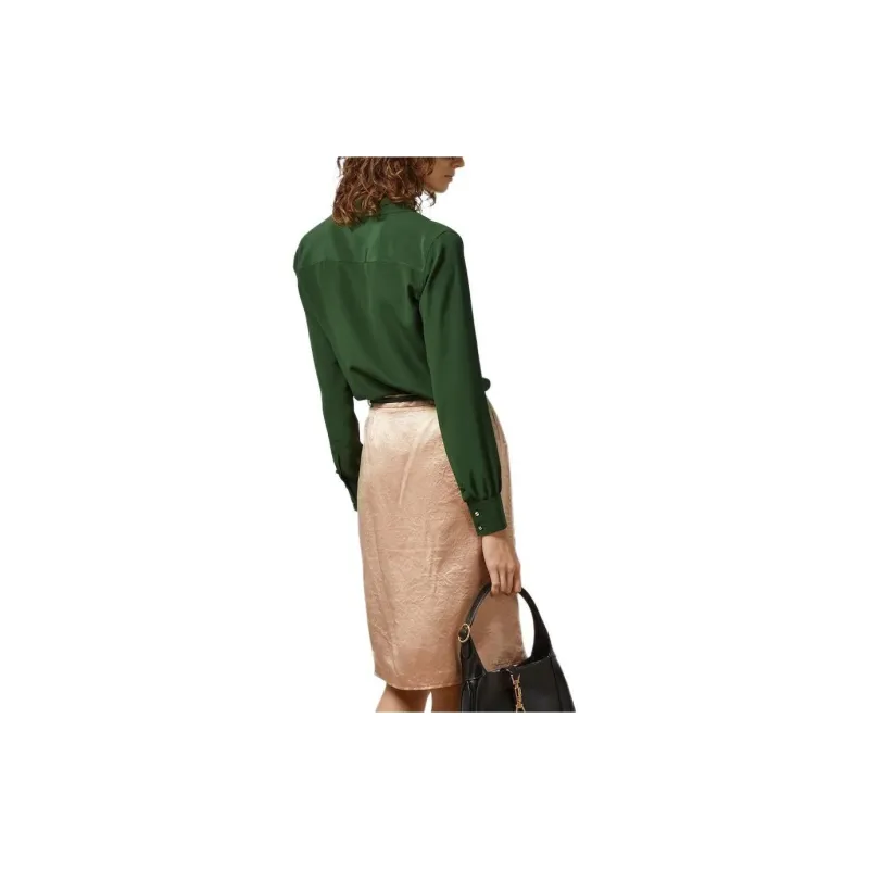 GUCCI Logo Embroidered Buttoned Shirt-2