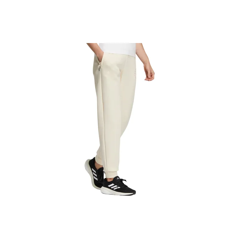 Adidas Knitted Sweatpants Women's Light Beige-3