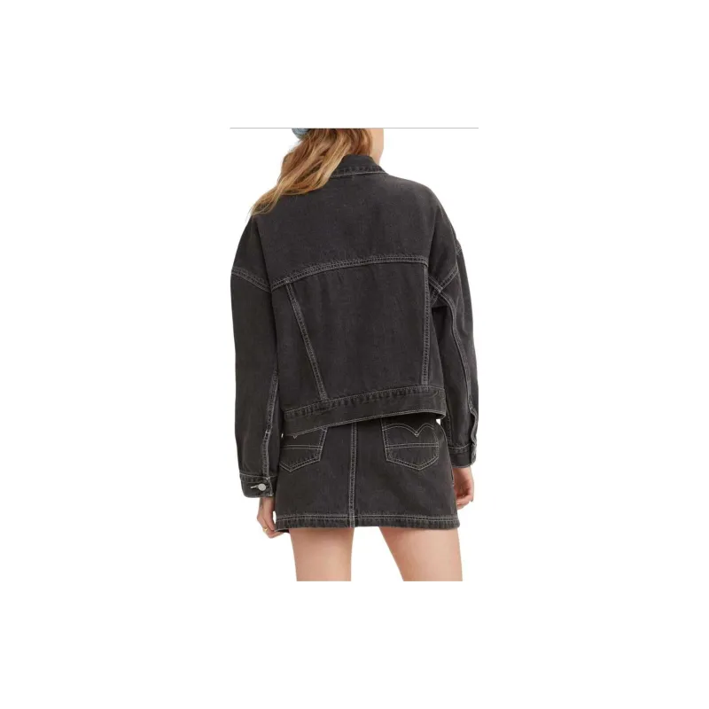 Levis Denim Jackets Women's Black-2