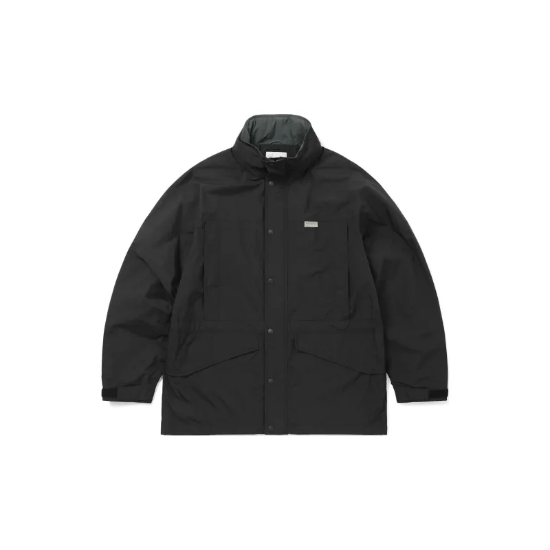 Thisisneverthat FW24 Trench Coats Unisex Black-1