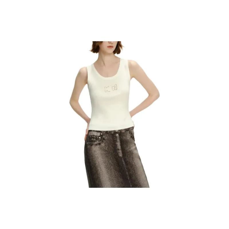 KARL LAGERFELD SS24 Tank Top Women's White-3
