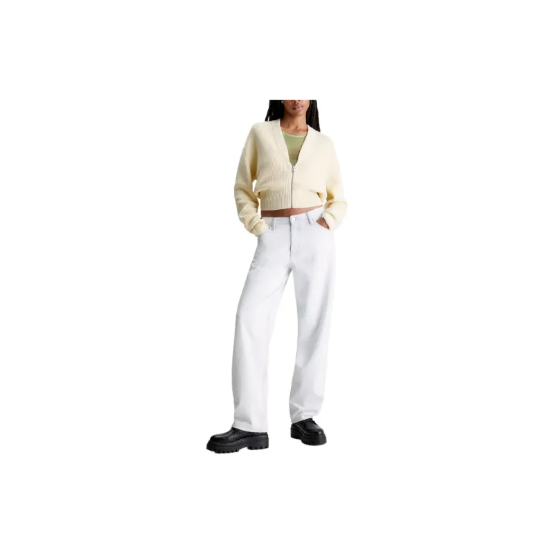 CALVIN KLEIN Knitwear Europe Version Women's Vanilla-1
