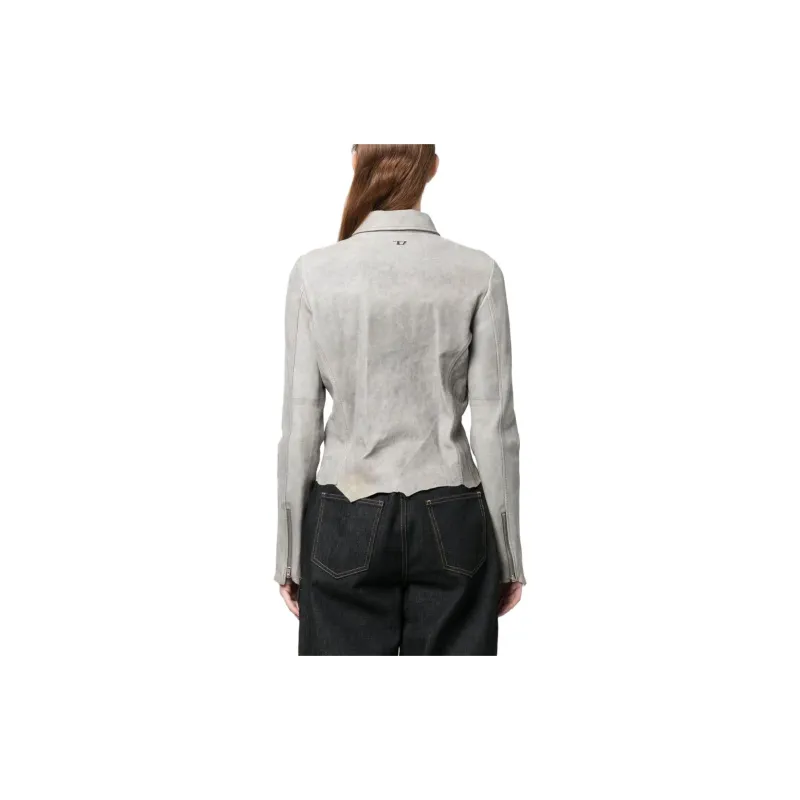 DIESEL Jackets Women's Light Gray-3
