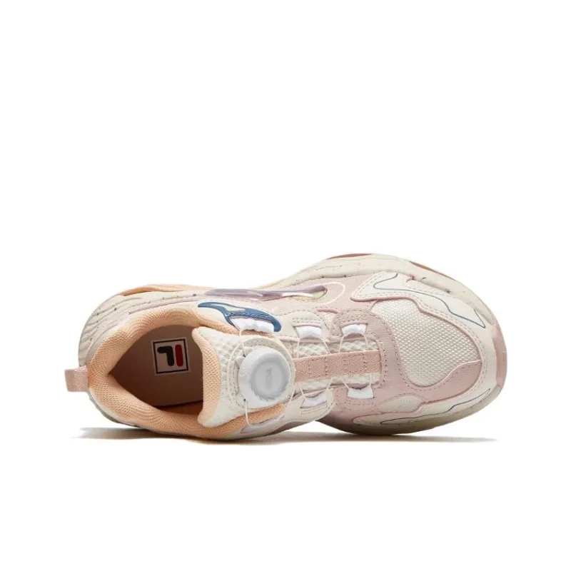 FILA KIDS Anti Slip Wear Resistant Low Top Kids' Training Shoes Rose Pink Teenagers-3