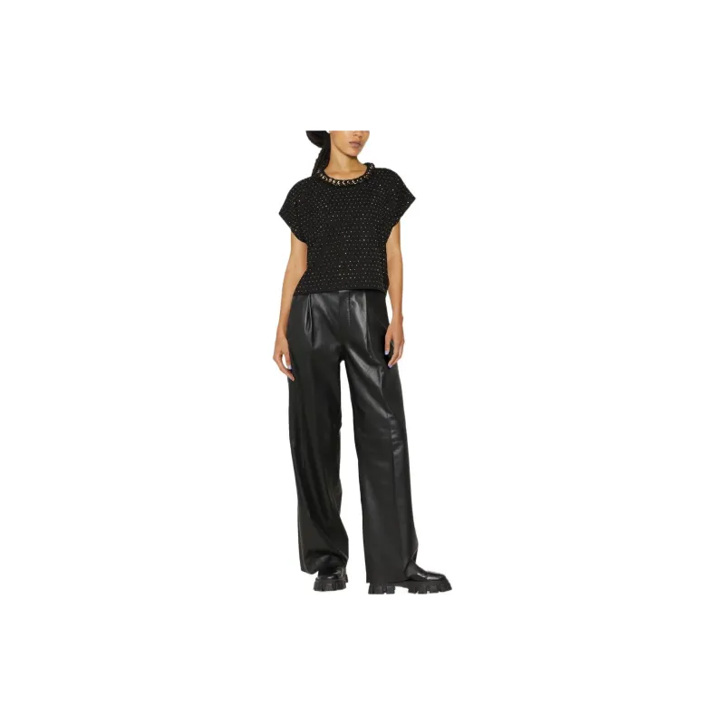BALMAIN Crop Tops Women's Black-1