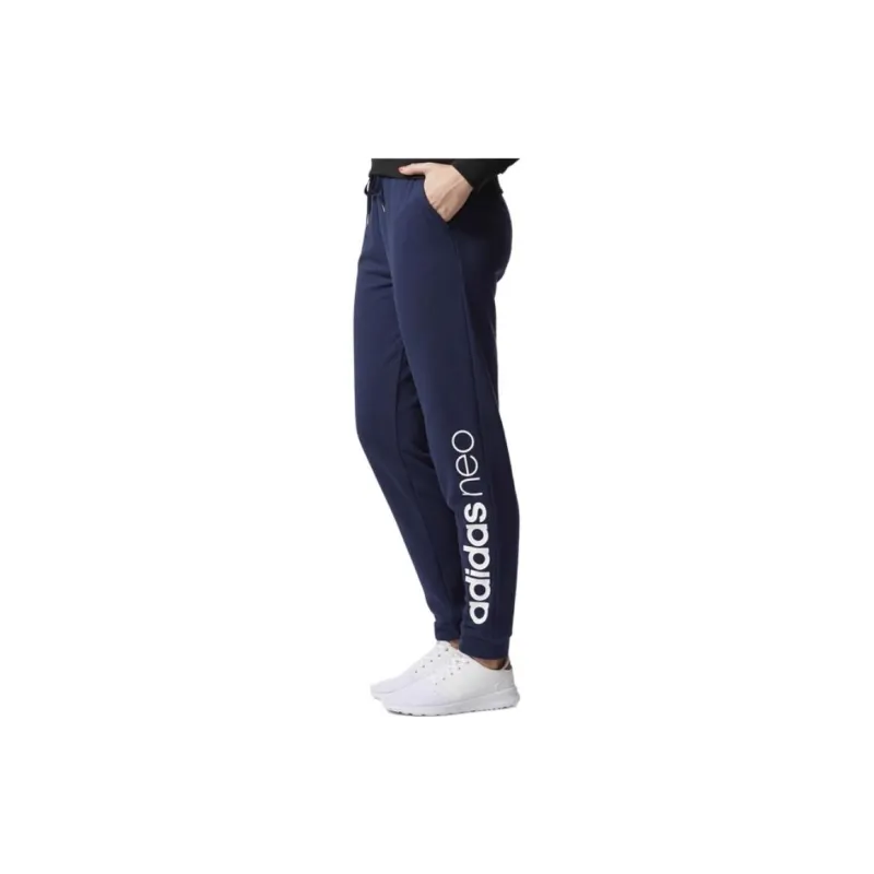 Adidas Neo Knitted Sweatpants Women's Navy Blue-3