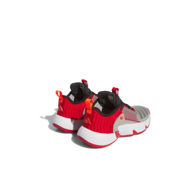 adidas Trae Unlimited Little Kid 'Metal Grey Better Scarlet'-2