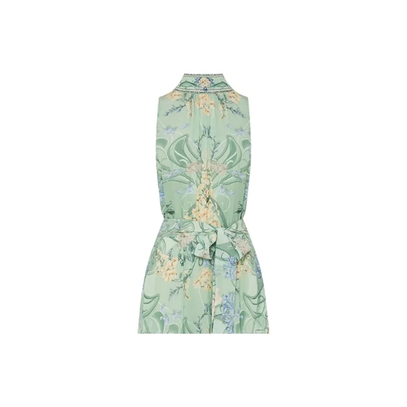 Camilla Dreaming In Dutch print Silk Dress-1