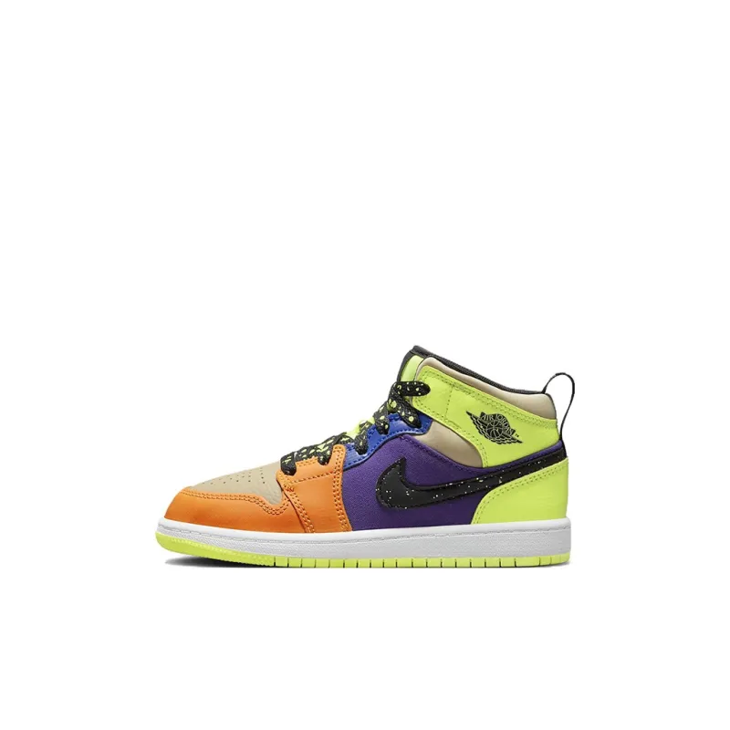 Jordan 1 Mid SE Volt Vivid Orange PS-0