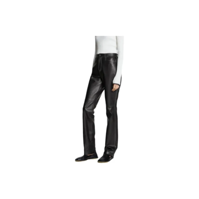 PROENZA SCHOULER Straight Leather Trousers-3