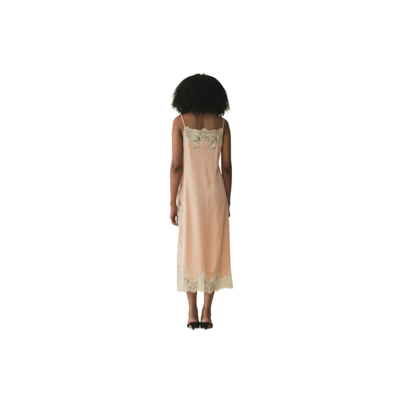 DOEN BRIETTA DRESS Slip Dresses Women's Coral Red-2