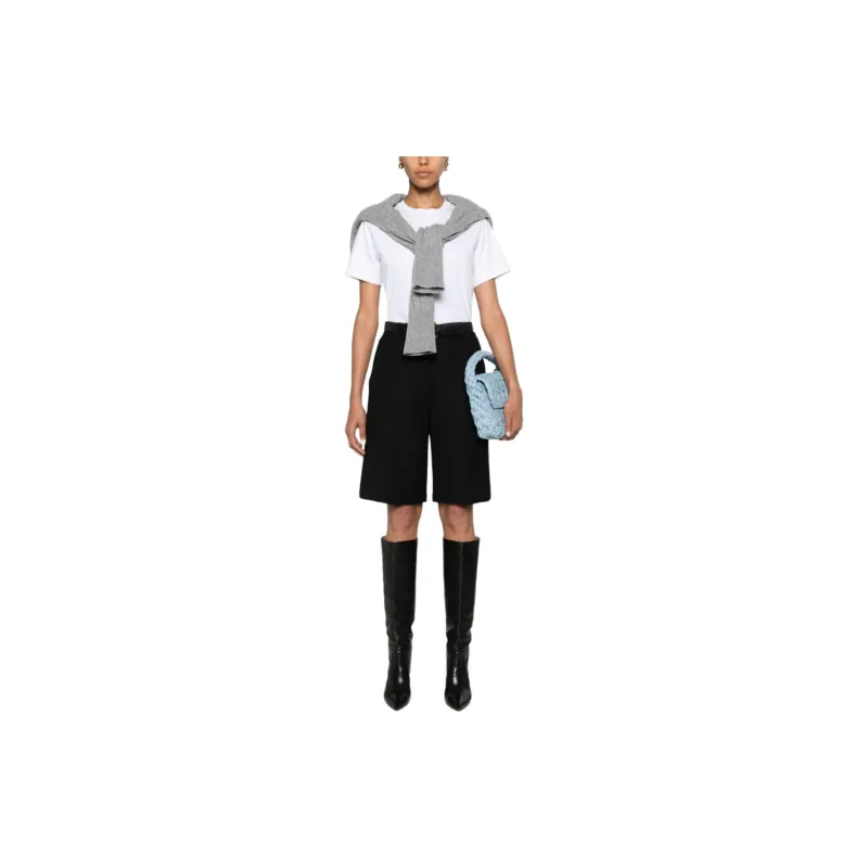 TOTEME Tailored Straight Leg Shorts-1