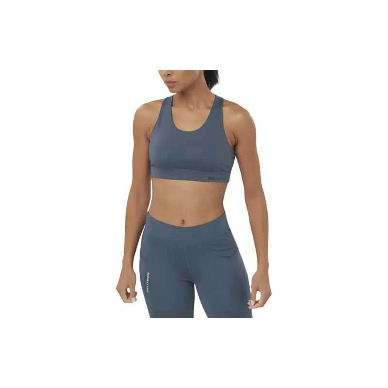 SALOMON CROSS RUN Sports Underwear Women's Light Blue-2
