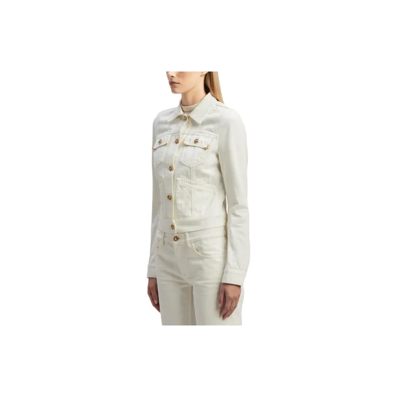 PALM ANGELS Buttoned Denim Jacket-4