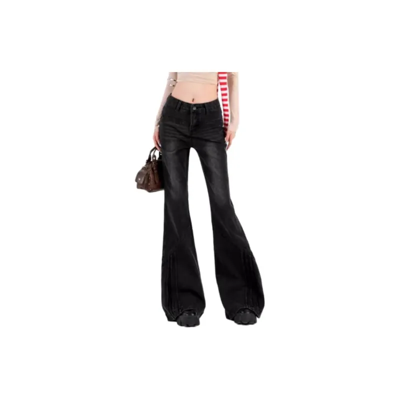 ZNZX NIU Jeans Women's Dark Gray-2