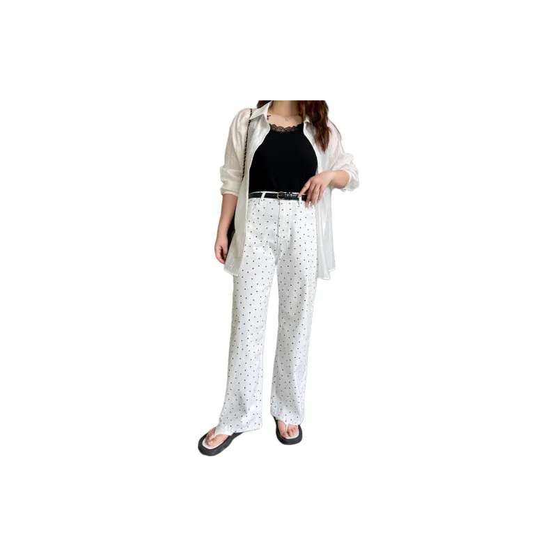 DAMABAIFENBAI Jeans Women's White-3
