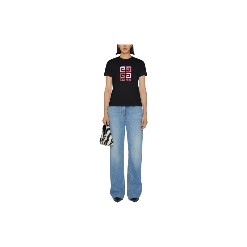GIVENCHY SS23 T Shirt Women's Black-2