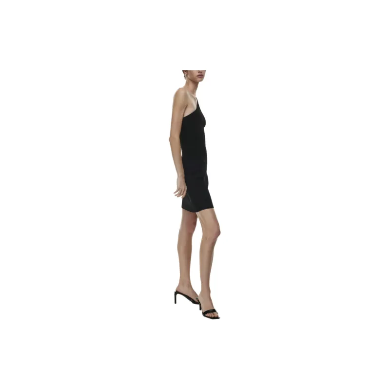 ARITZIA Babaton Sculpt Knit Seven Mini Dress Sleeveless Dress Women's Black-4
