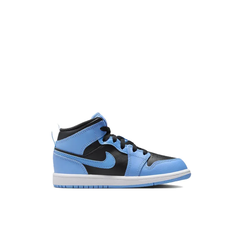Jordan 1 Mid University Blue Black PS-1