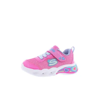 Skechers S LIGHTS SWEETHEART LIGHTS SHIMMER SPELLS Anti Slip Wear Resistant Kids Lifestyle Shoes Purple Kids'