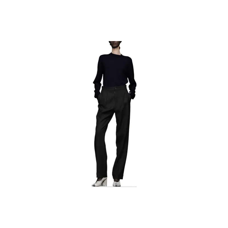 Maison Margiela Ribbed edge Wool Sweater-1