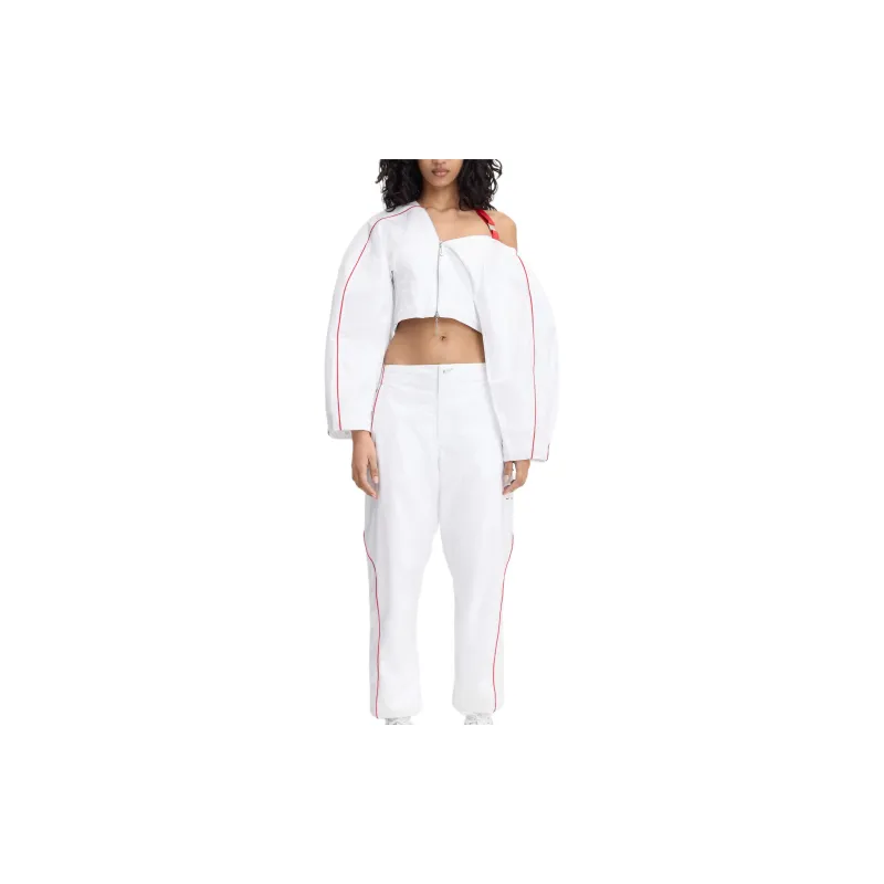 Jacquemus X Nike Short Asymmetrical Jacket White-2