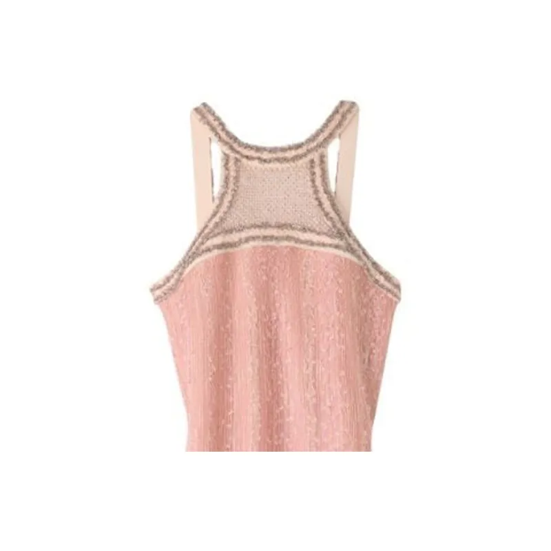 St. John Rhinestone-embellished Knitted Gown-5
