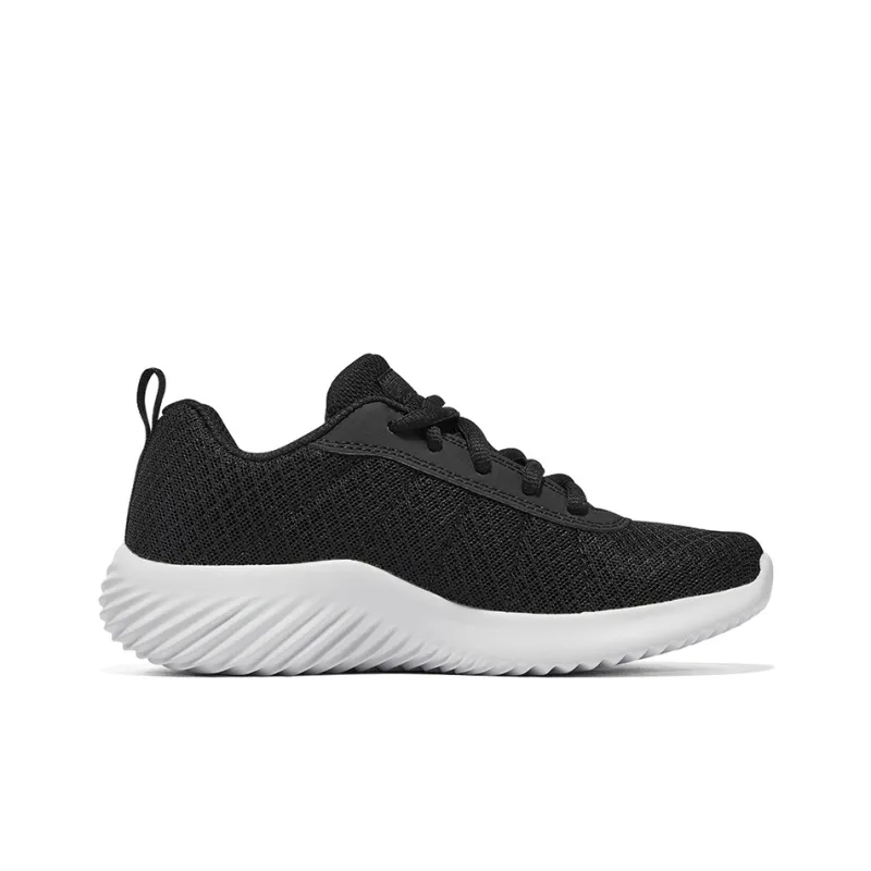Skechers Boys Slip-Resistant Cushioning Wear-Resistant Low-Top Kids' Running Shoes Black Teenagers-1