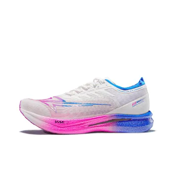 VICTORY LIGHT Slip Resistant, Abrasion Resistant, Breathable Low Top Carbon Plate Running Shoes Unisex White
