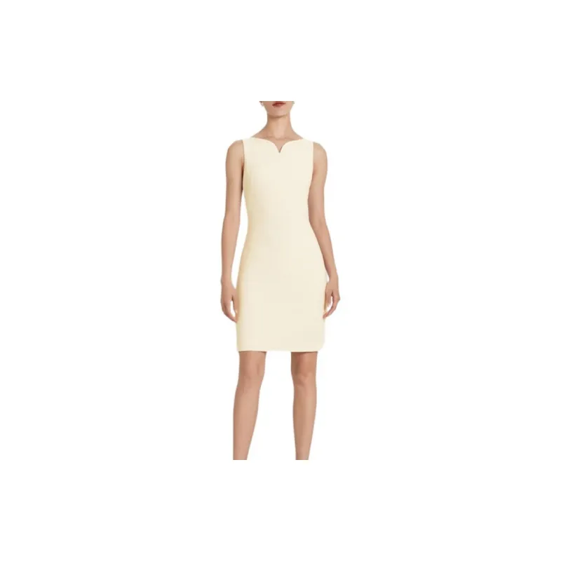 THEORY Sleeveless Dress Women's Ecru-5