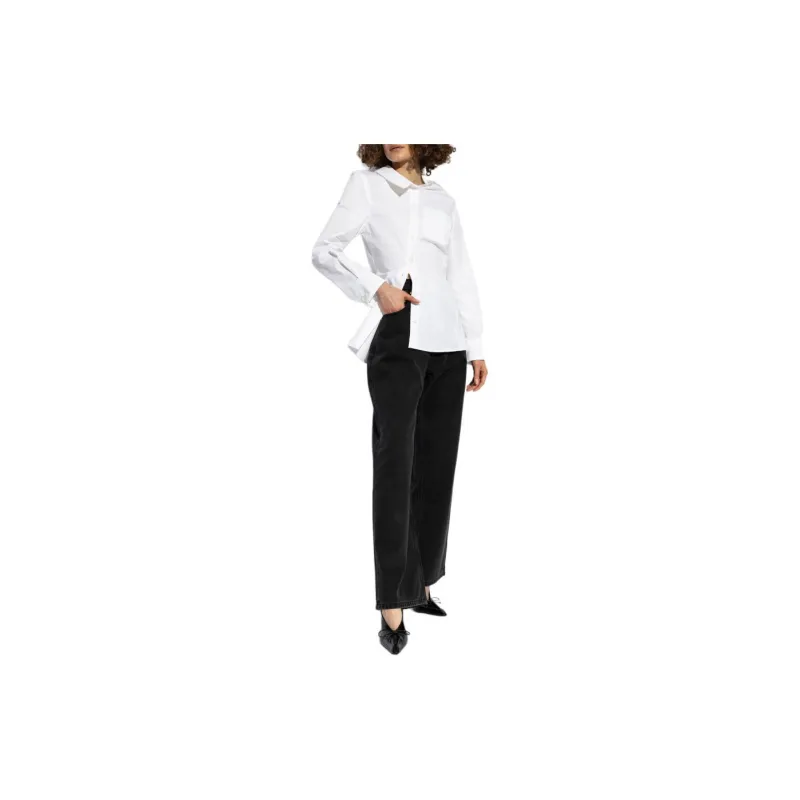 Jacquemus Asymmetric Hem Slim Fit Shirt-1