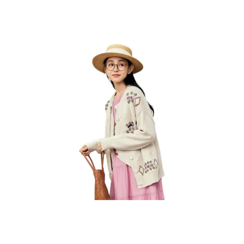 ZIHAN Knitwear Women's Beige-2