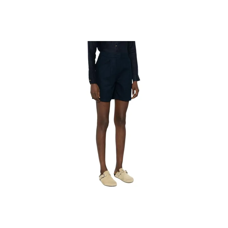 BARBOUR SS24 Casual Shorts Women's Navy-3