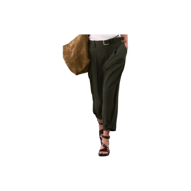 ZARA Casual Pants Women's Khaki-5