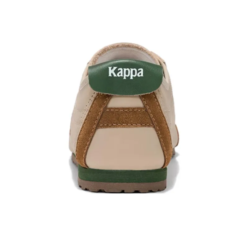 Kappa Anti Slip Wear Resistant Low Top Skateboard Shoes Women's Khaki Gray-3