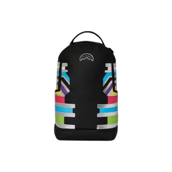 SPRAYGROUND Artificial Leather Backpack Unisex Rainbow & Black