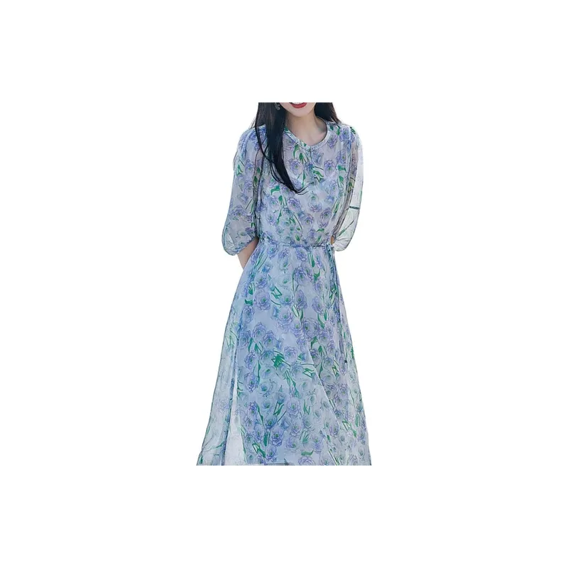 Demana Long Sleeved Dresses Women's Purple-0