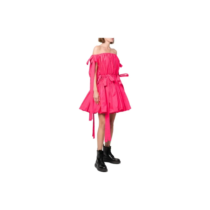 Alexander McQueen Pre Owned Ruched Mini Dress-3
