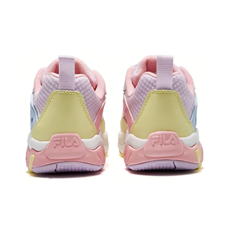 FILA KIDS Cushioning Wear Resistant Low Top Kids' Running Shoes Light Lavender Teenagers-3