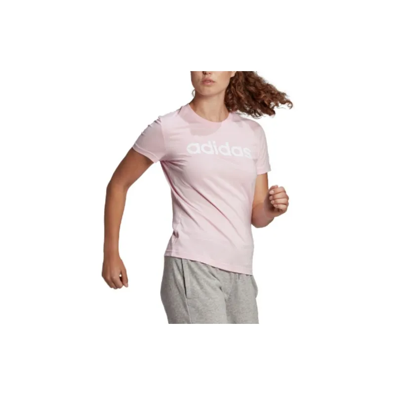 Adidas Essentials T Shirts Women's Pink-3