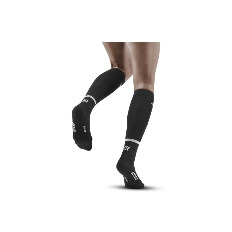 Cep The Run Compression Tall Socks 4.0 Knee High Socks Women's 1 Pack Black/White-1