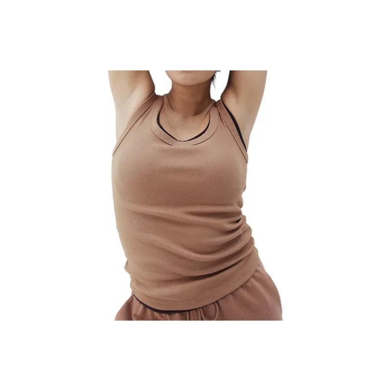 H&M Tank Tops Women's Beige-2