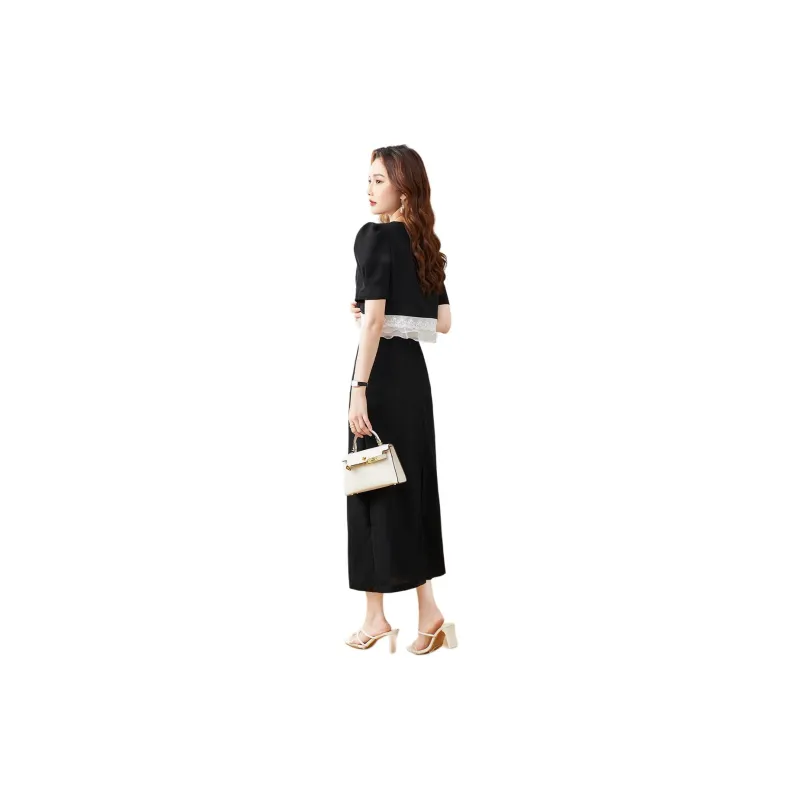TERRE BLEUE Skirt Set Women's Black-4