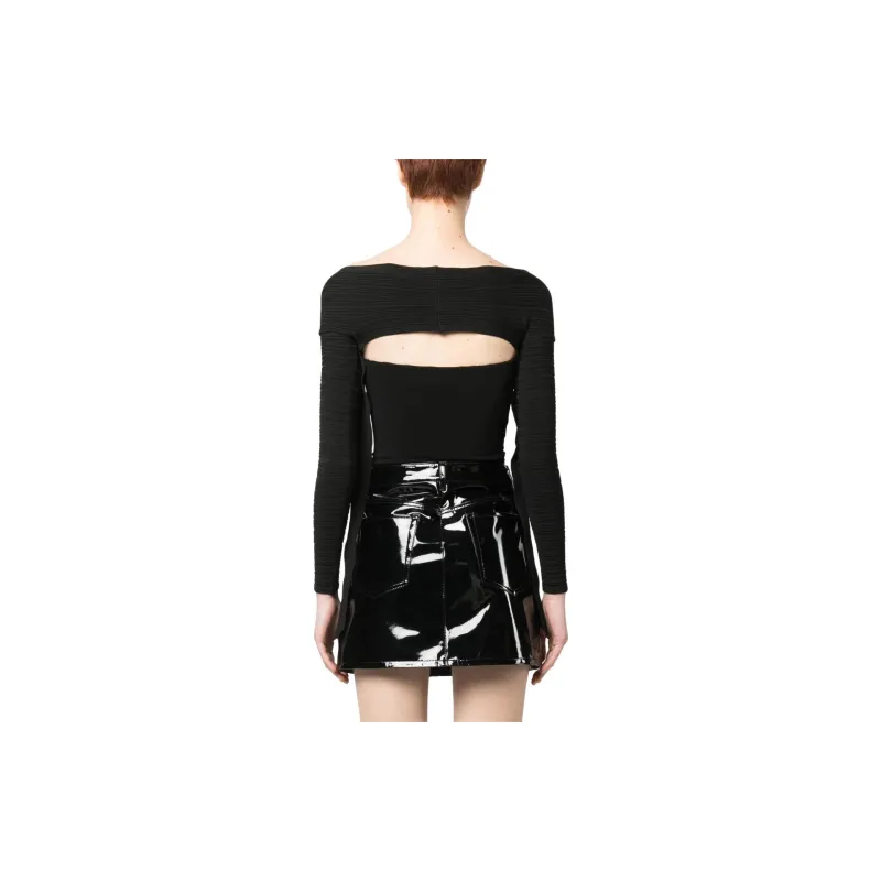 PHILOSOPHY DI LORENZO SERAFINI Tie fastening Knitted Bolero-2