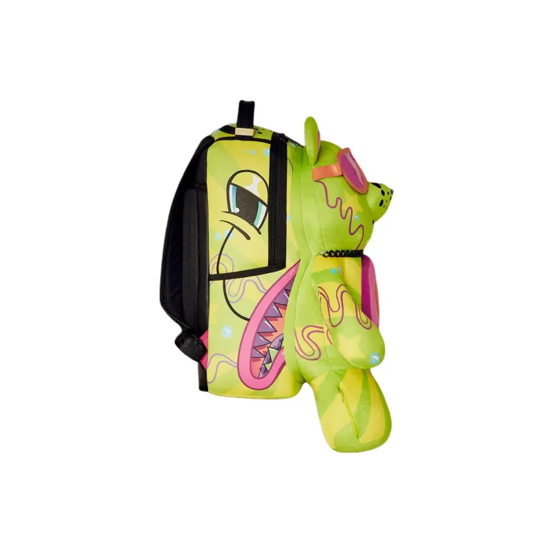 SPRAYGROUND Polyester Backpack Unisex Yellow Green-2