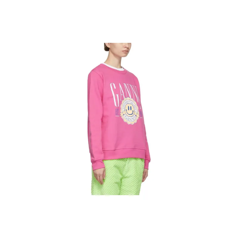 GANNI Sweatshirts Women's Pink-2