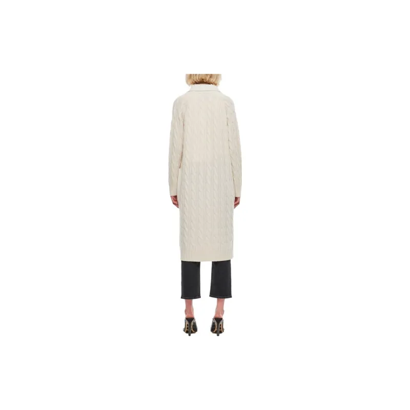 MaxMara Coat Women's Ivory White-3