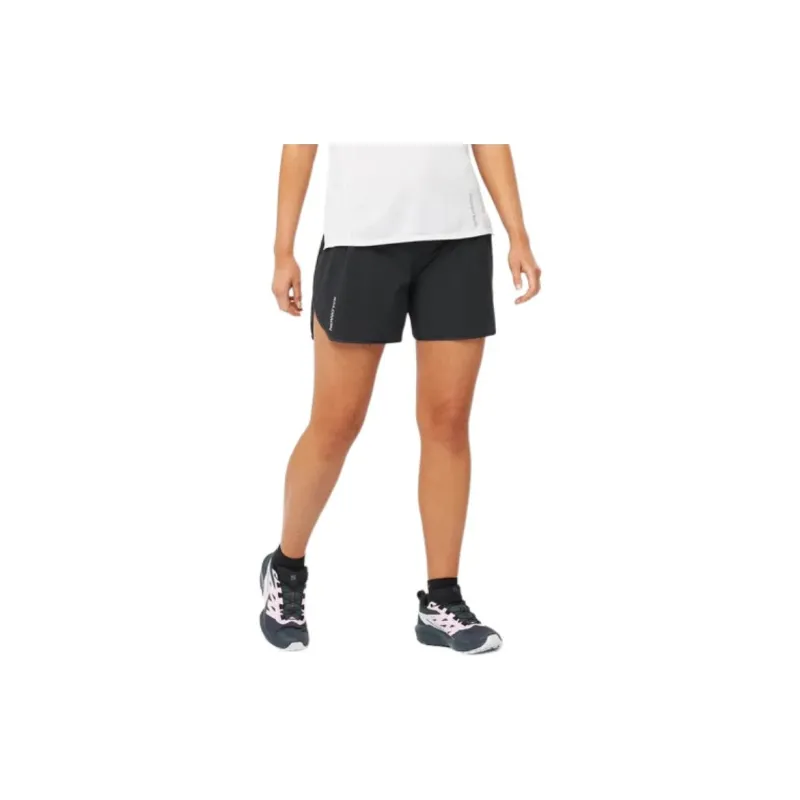 SALOMON CROSS CROSS 2IN1 Sports Shorts Women's Black-2