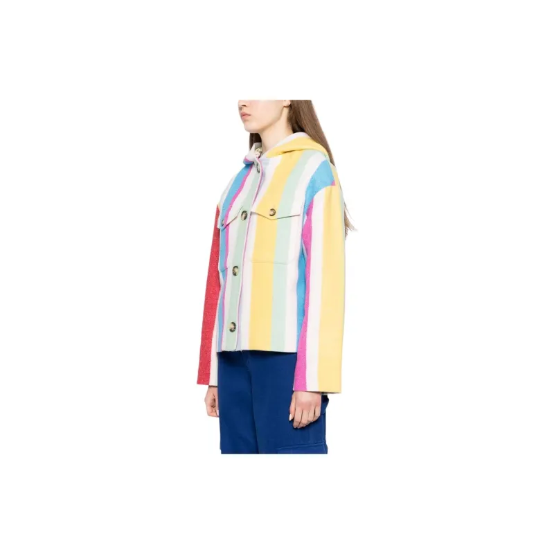 Mira Mikati Striped Hooded Jacket-3