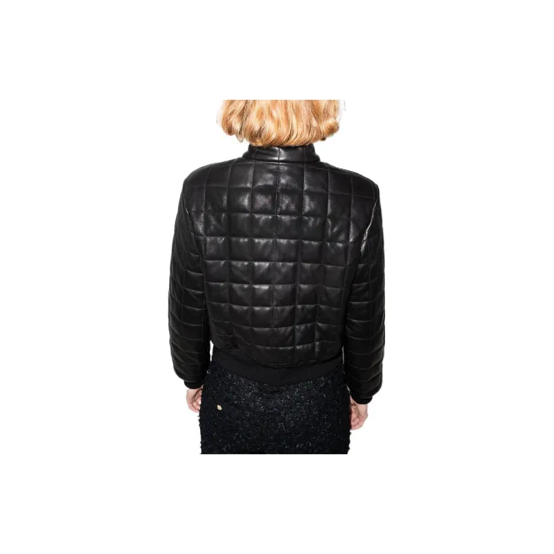 GUCCI Horsebit Quilted Leather Jacket-3